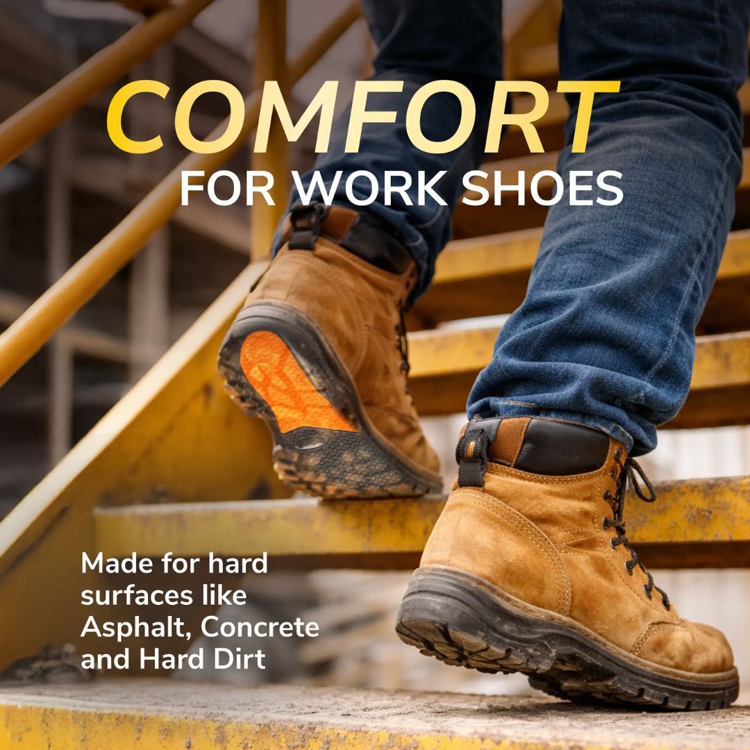 Scholl GelActiv Work & Boot Insoles Large (UK 7–12) 'COMFORT for work shoes'