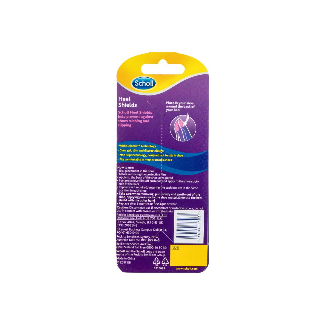 Scholl Party Feet Heel Shields 1 Pair(rear angle) on a white background