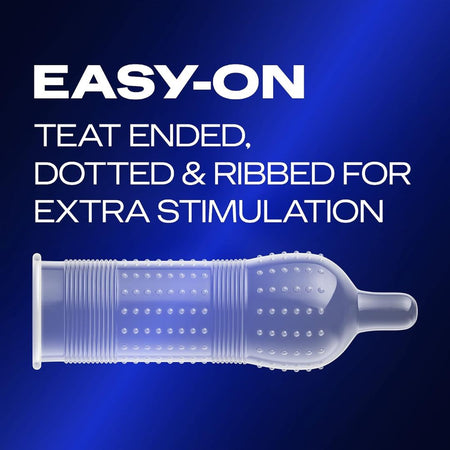 Silicone breast pump with text on a blue background