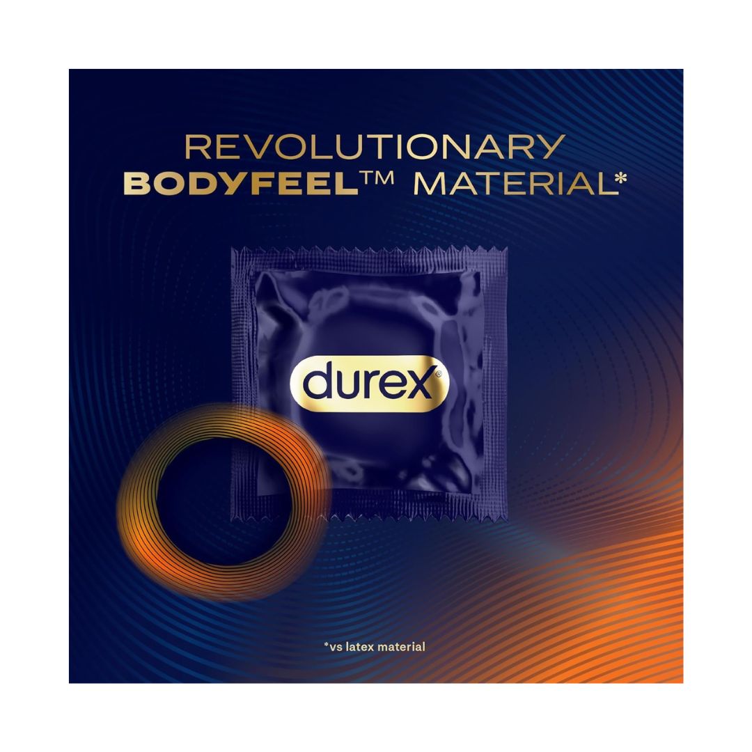 Durex Intensity Latex Free Condoms material information graphic