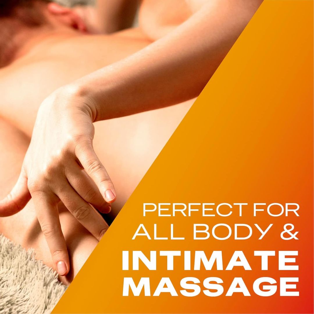Durex Ylang Ylang Massage Lube graphic with the caption 'PERFECT FOR ALL BODY & INTIMATE MASSAGE'