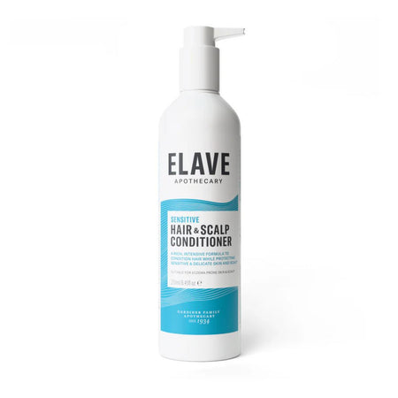 Elave Apothecary hair and scalp conditioner bottle on a white background