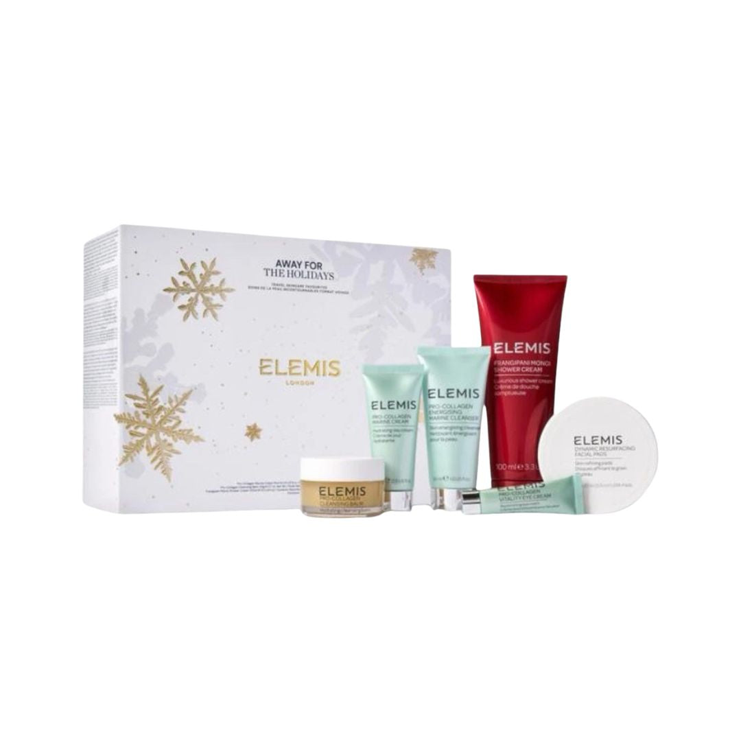 Elemis Away for the Holidays Travel Set on a white background