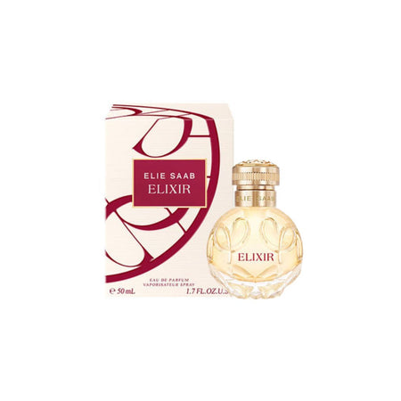 Elie Saab Elixir Eau de Parfum 50ml on a white background
