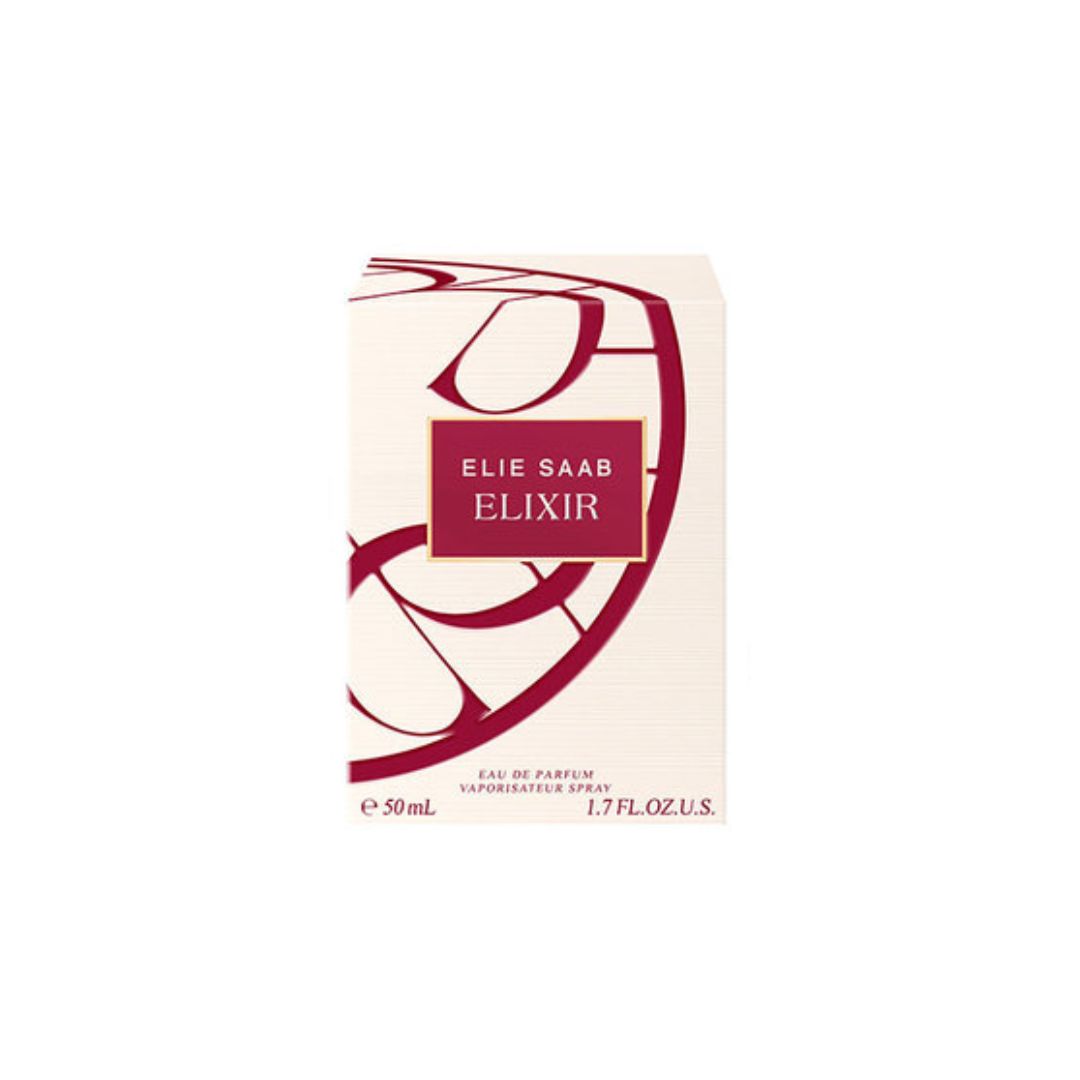 Elie Saab Elixir Eau de Parfum 50ml on a white background