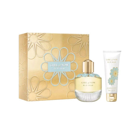 Elie Saab Girl of Now Gift Set and contents on a white background