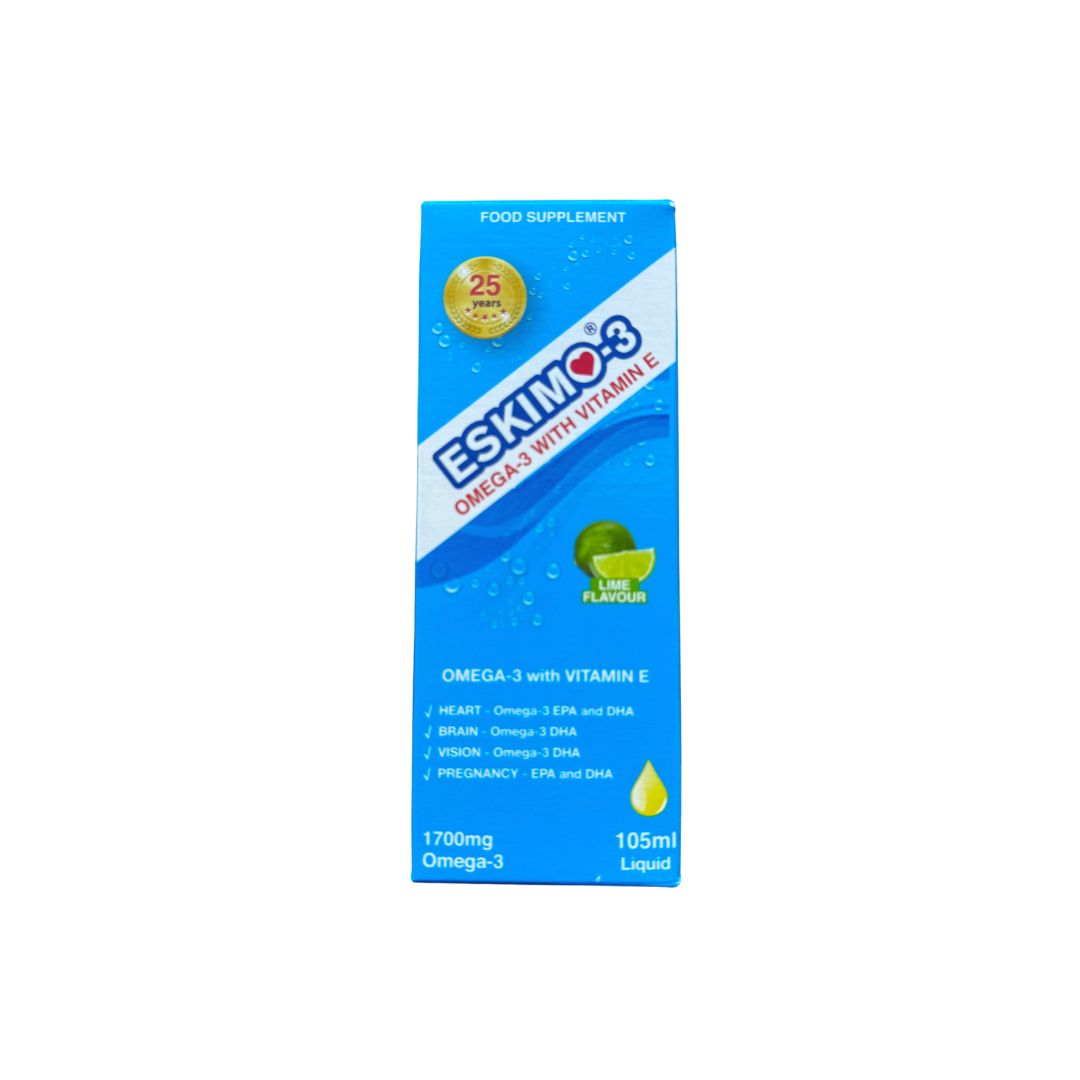 Eskimo-3 Omega-3 with Vitamin E 105ml container