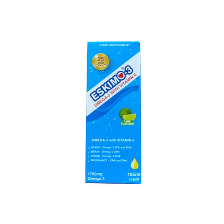 Eskimo-3 Omega-3 with Vitamin E 105ml container
