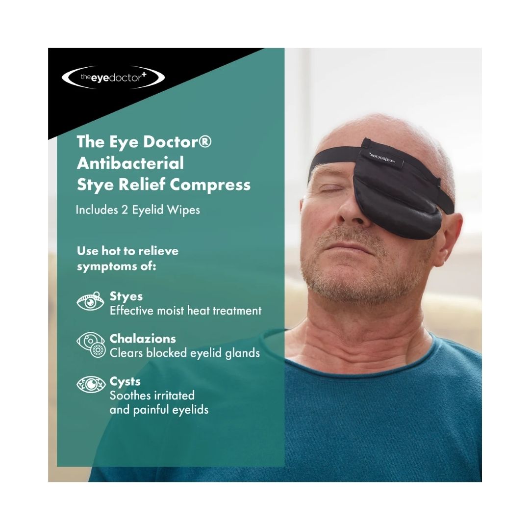 Eye Doctor Antibacterial Stye Relief image of a man using the product