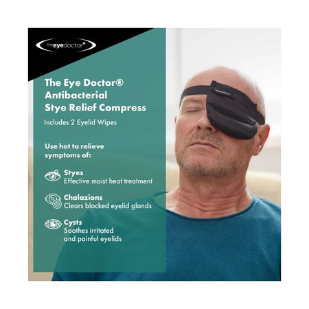 Eye Doctor Antibacterial Stye Relief image of a man using the product