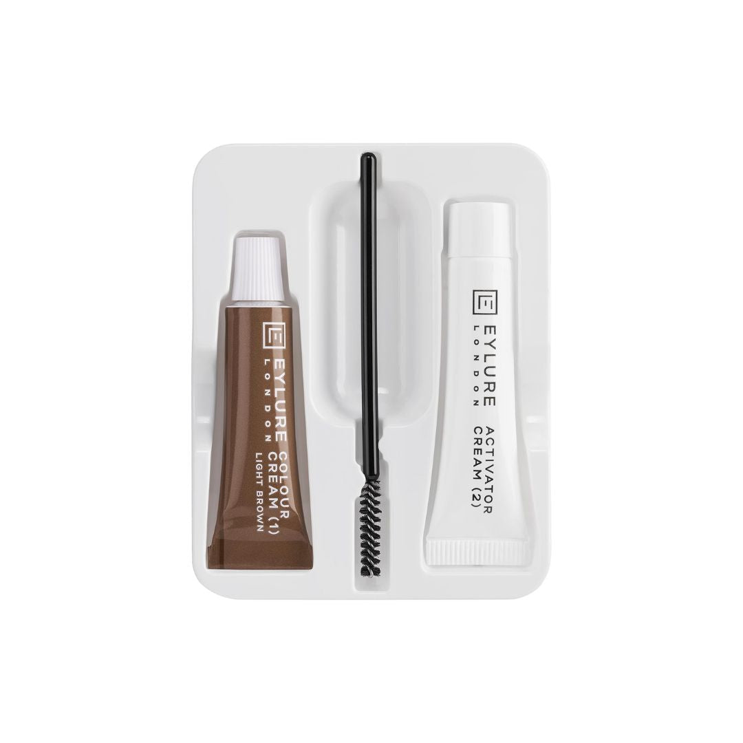 Eylure Dybrow Eyebrow Tint Kit – Blonde/Light Brown box contents photograph