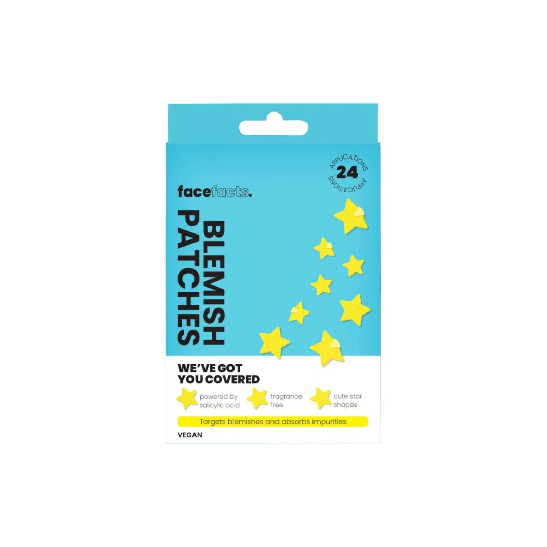 Face Facts Star Blemish Patches (24 Pack) packaging on a white background