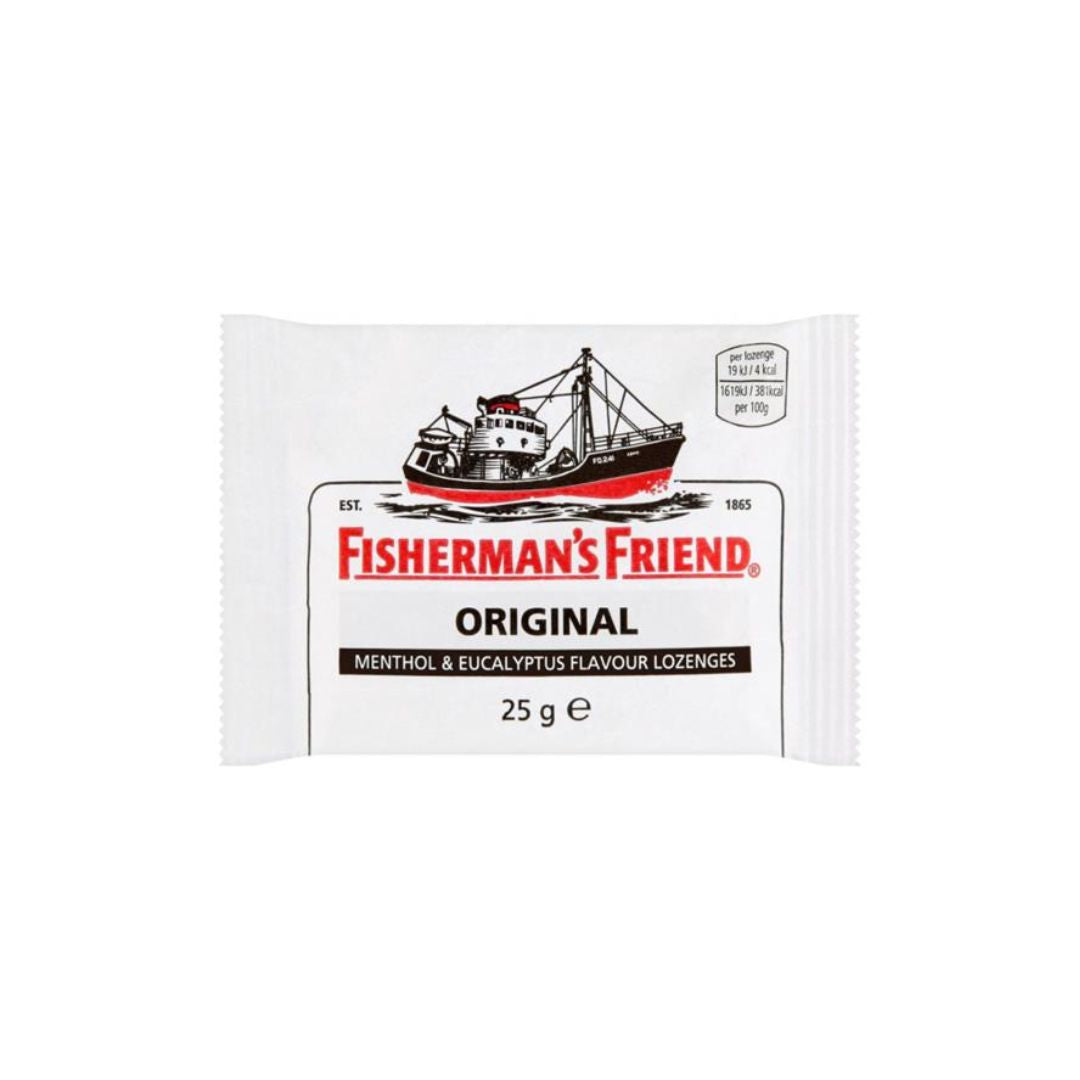 Fisherman's Friend Original Lozenges 25g packaging on a white background