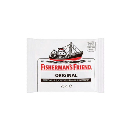 Fisherman's Friend Original Lozenges 25g packaging on a white background