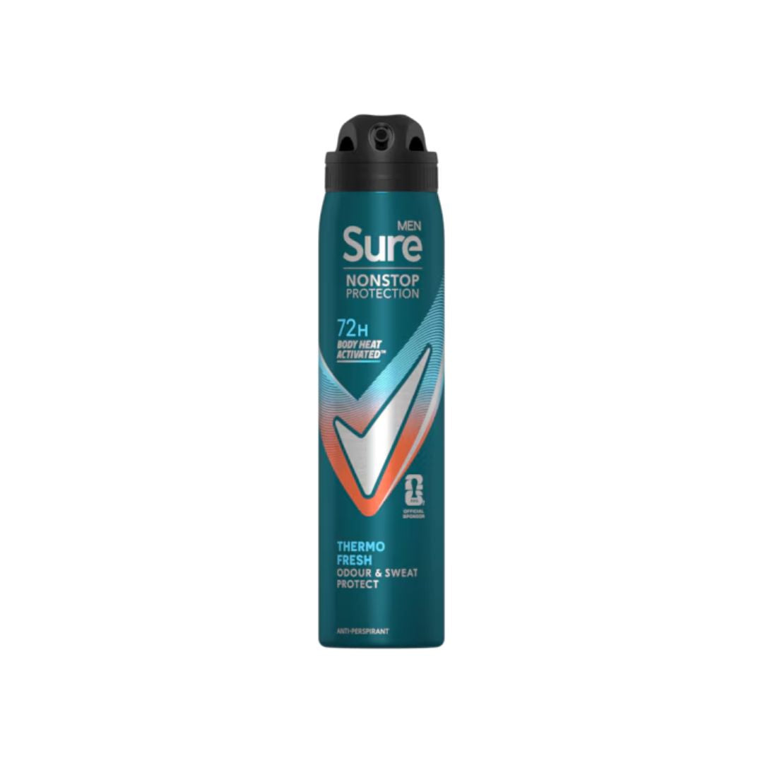 Sure Men Thermo Fresh 72H Anti-Perspirant 250ml on a white background