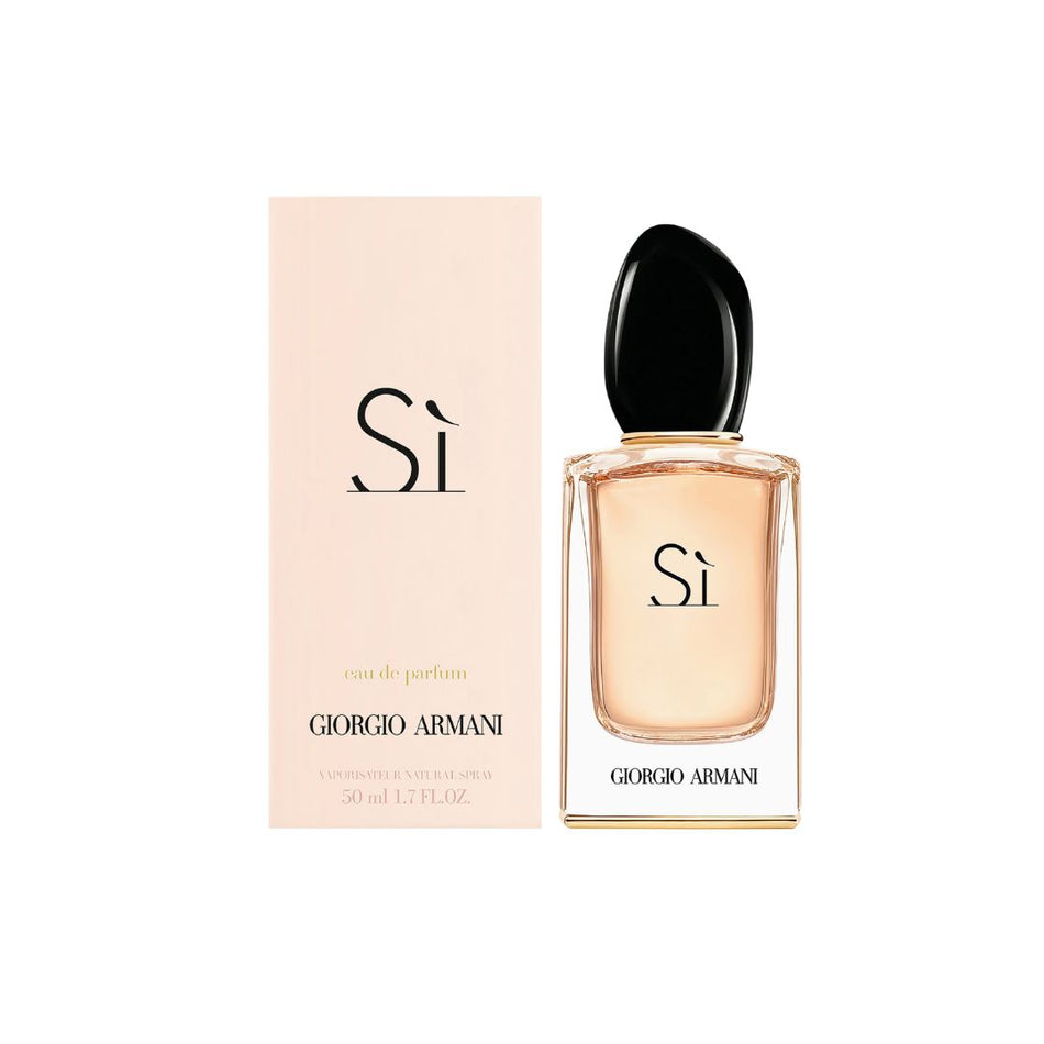 Giorgio Armani Sì Eau de Parfum 50ml on a white background