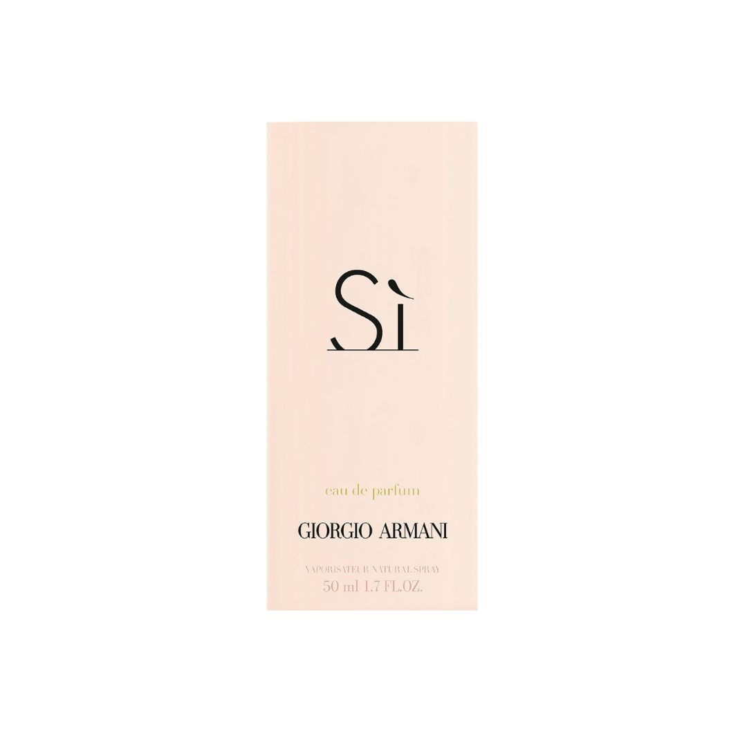 Giorgio Armani Sì Eau de Parfum 50ml on a white background