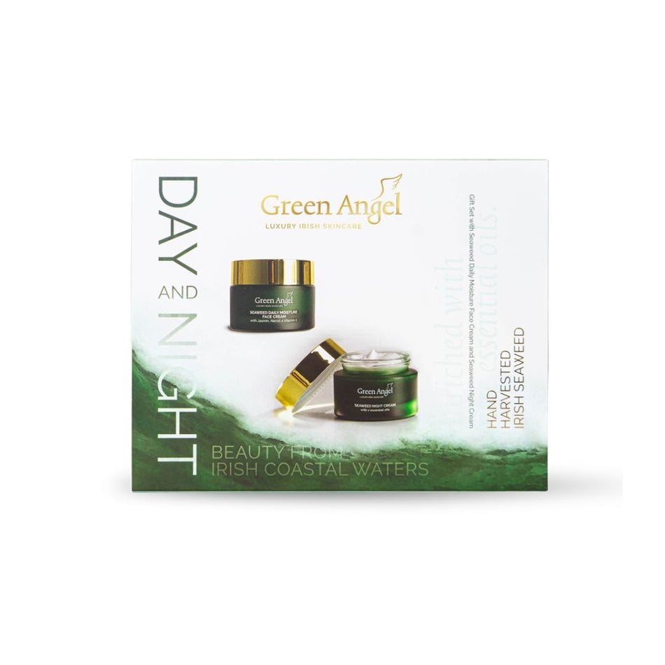 Green Angel Day & Night Gift Set on a white background