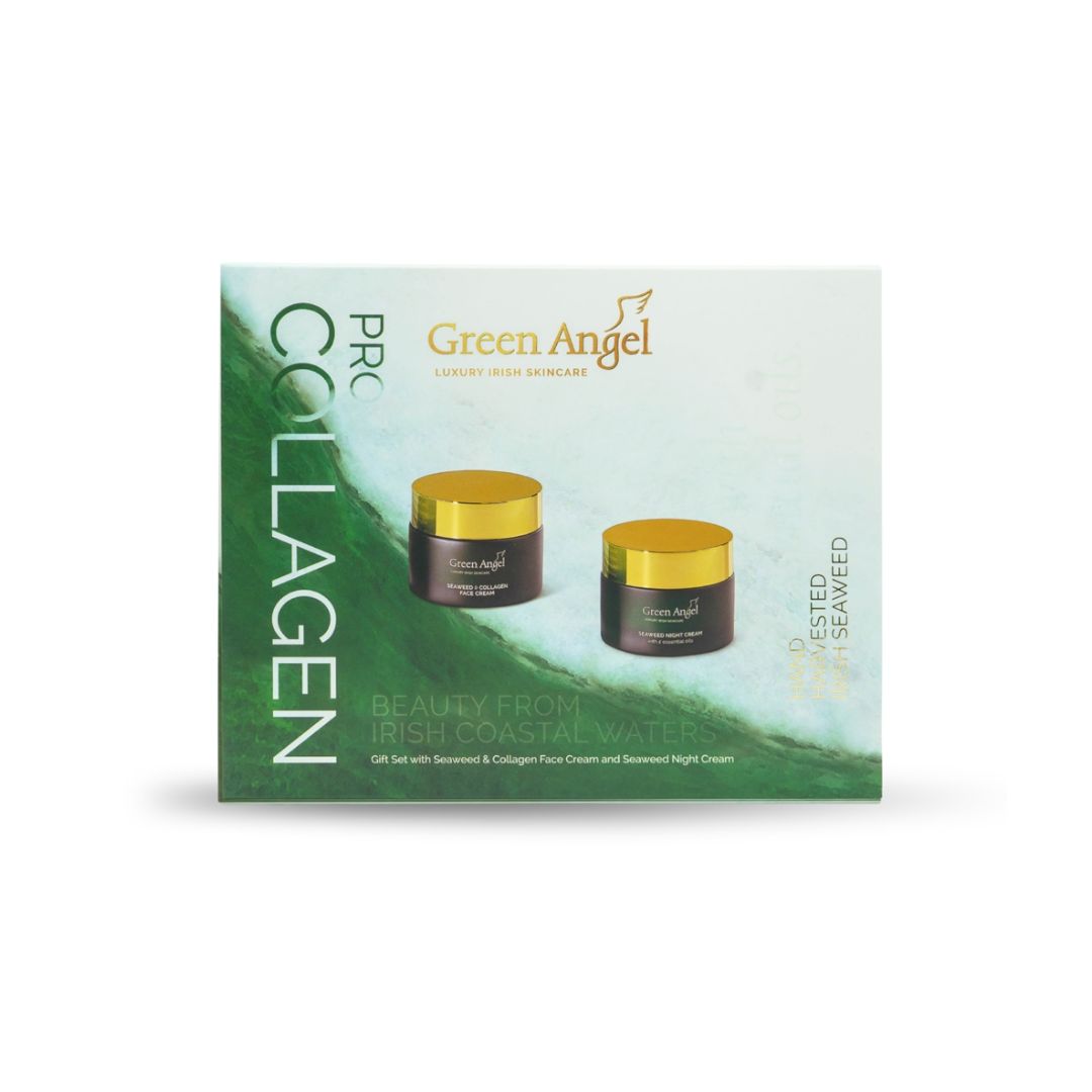 Green Angel Pro-Collagen Gift Set on a white background