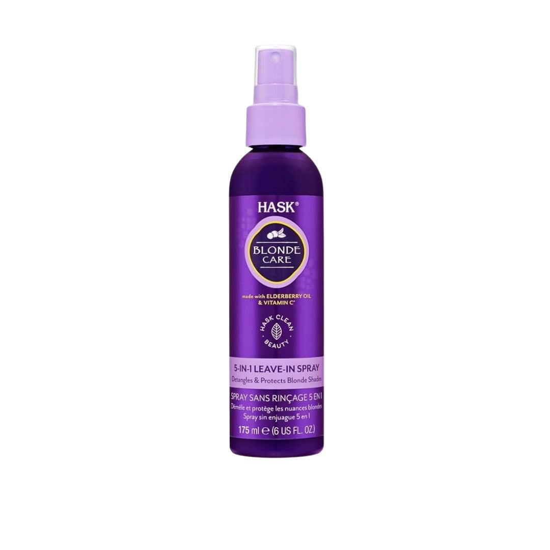 HASK Blonde Care 5-in-1 Leave-In Spray 175ml on a white background