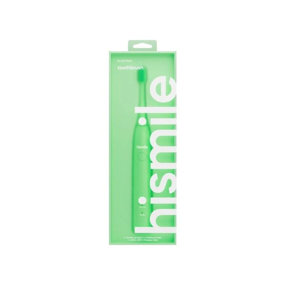 Hismile Electric Toothbrush – Green packaging on a white background