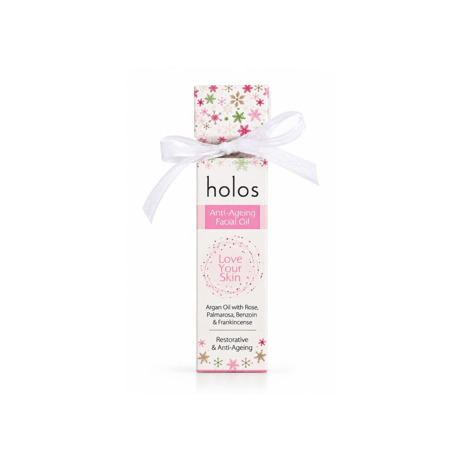 Holos Anti-Ageing Facial Oil Gift Package on a white background
