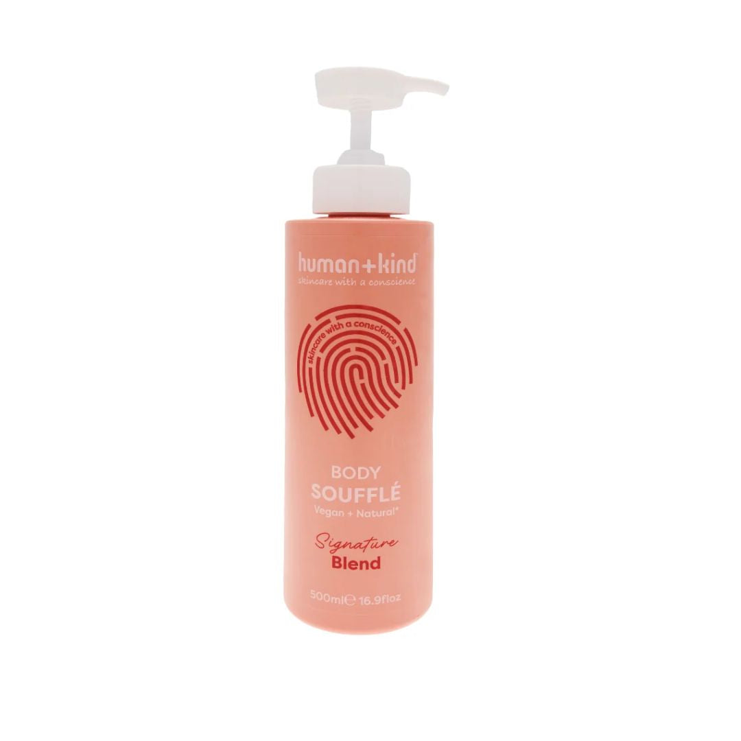 Human+Kind Signature Blend Body Soufflé 500ml on a white background