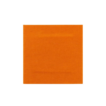 Solid orange square on a white background