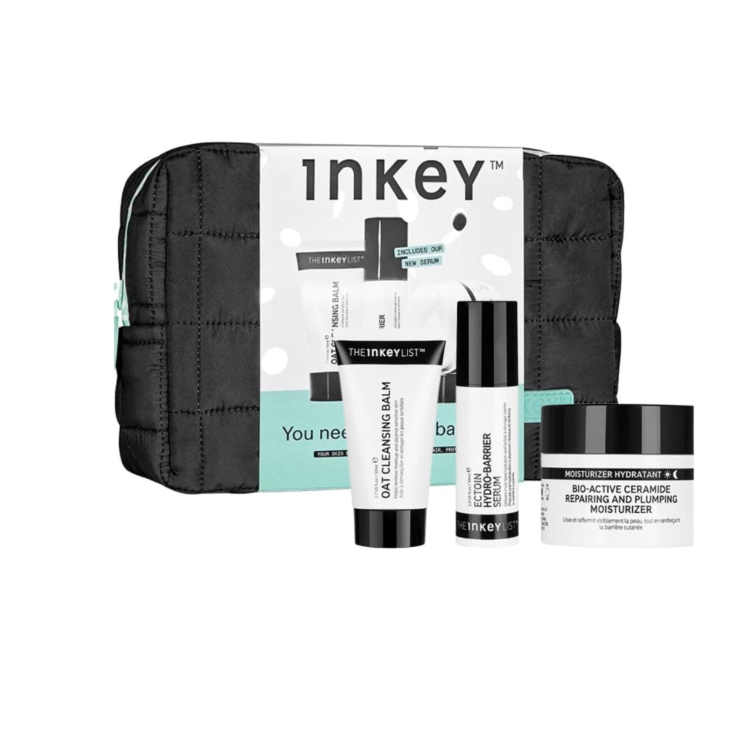 The Inkey List Build Barriers Giftset and contents on a white background