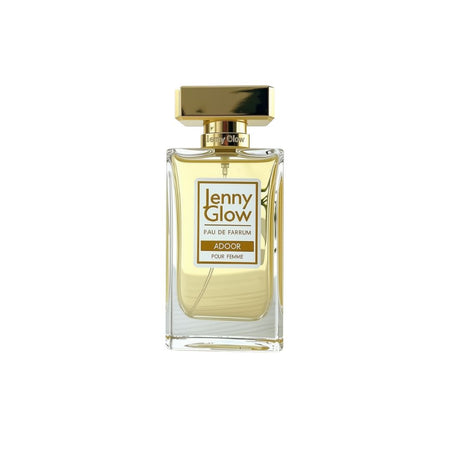 Jenny Glow Adoor Eau de Parfum Pour Femme 80ml bottle on a white background
