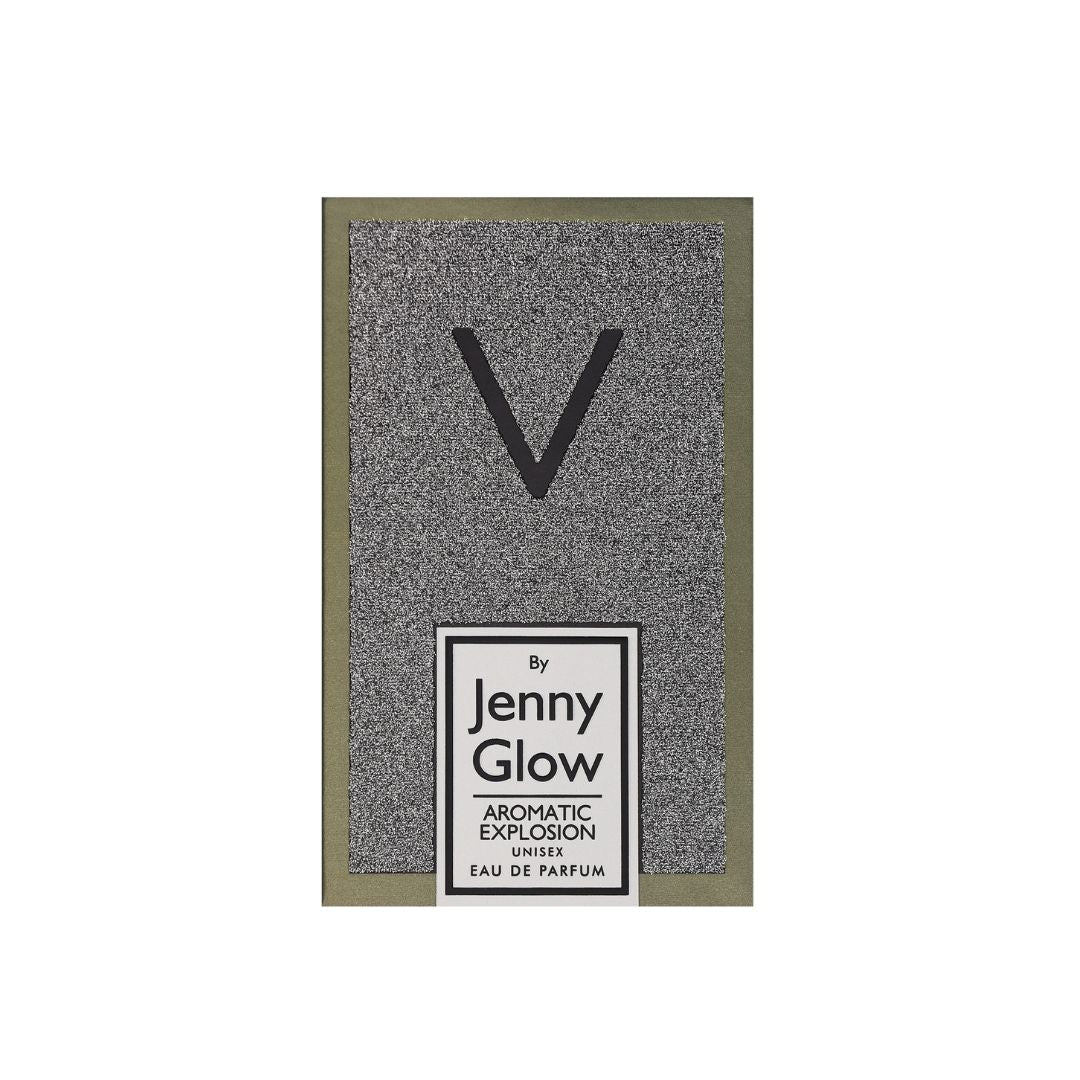 Jenny Glow Aromatic Explosion Unisex Eau de Parfum 80ml packaging on a white background