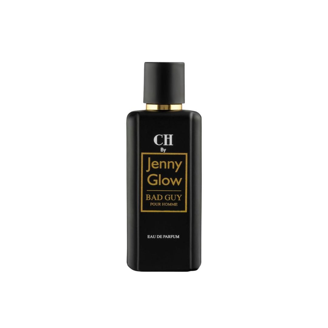 Jenny Glow Bad Guy Pour Homme Eau de Parfum 80ml bottle on a white background