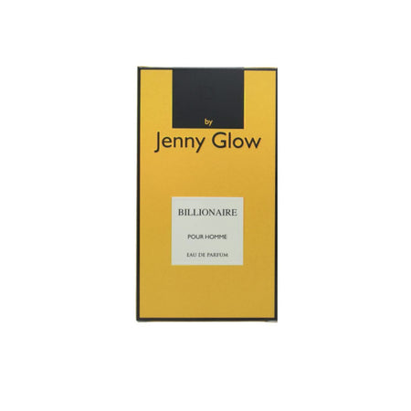 Jenny Glow Billionaire Pour Homme Eau de Parfum packaging 80ml on a white background
