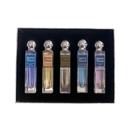 Jenny Glow Sheer Luxury Eau de Parfum Gift Set with five 30ml fragrances