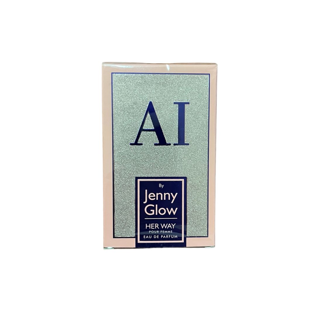 Jenny Glow Her Way Pour Femme Eau de Parfum packaging on a white background