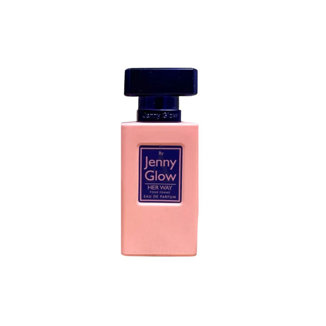 Jenny Glow Her Way Pour Femme Eau de Parfum 80ml bottle on a white background
