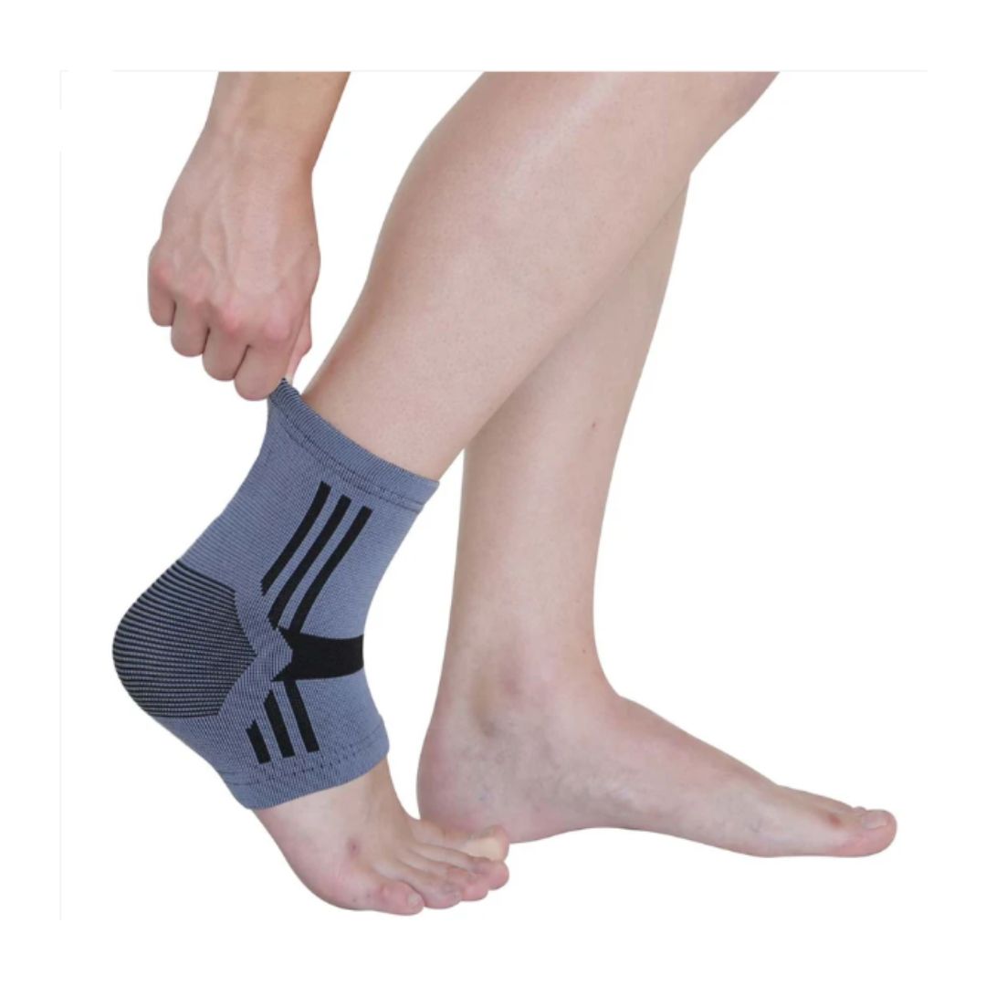 Kedley Ankle Support being put on