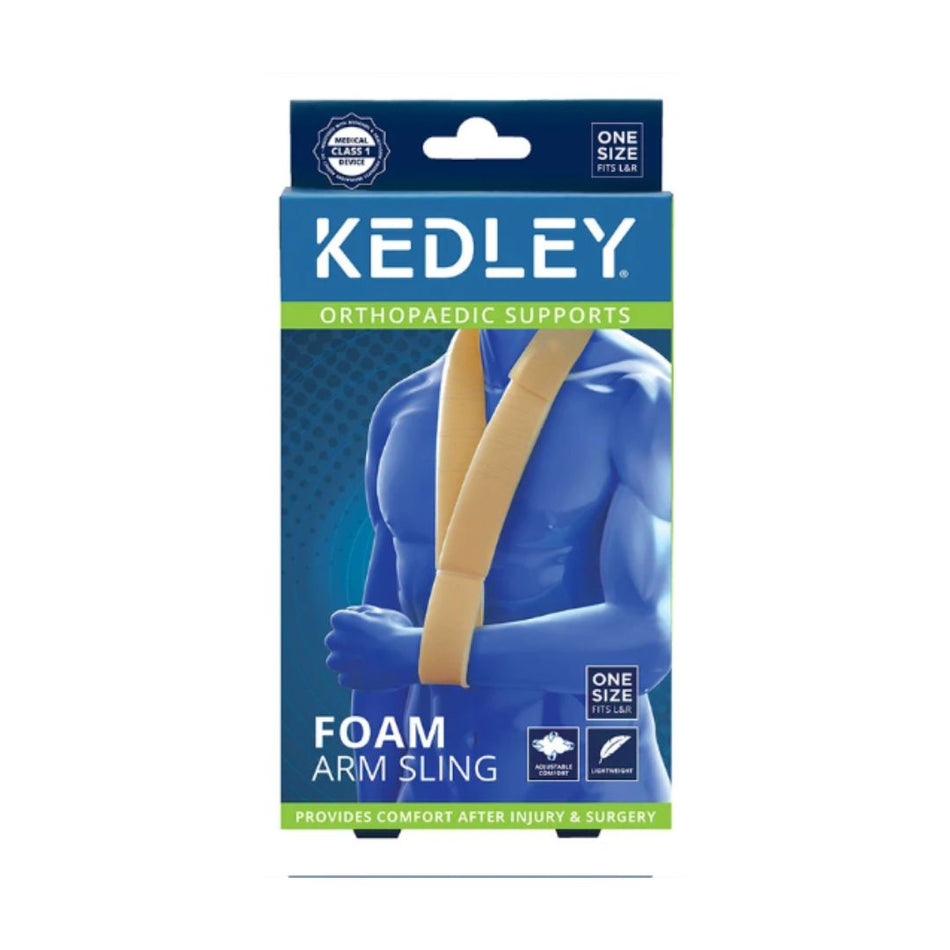 Kedley Fom arm sling packaging on white background
