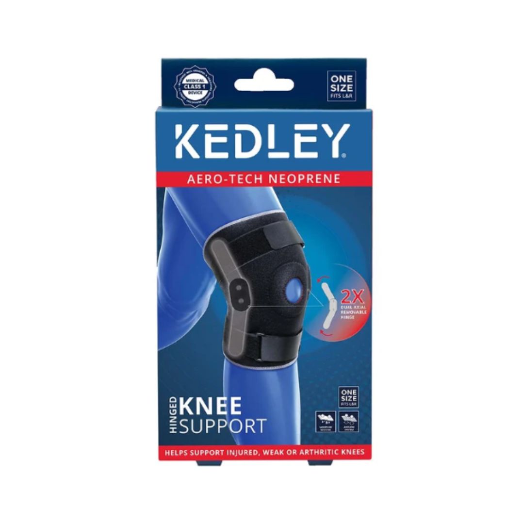 Kedley Hinged Knee Support packaging on a white background