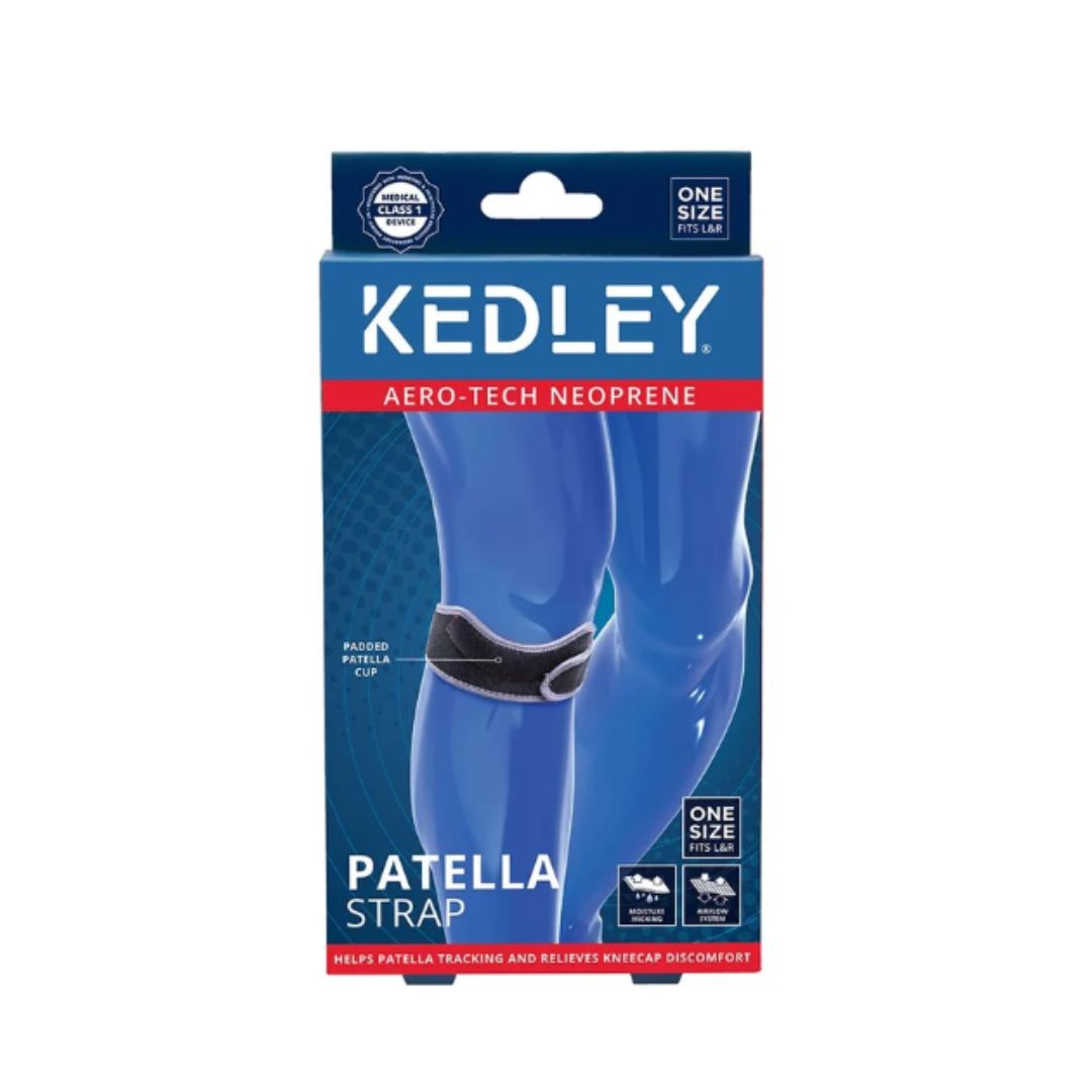 Kedley Neoprene Patella Strap packaging on white background