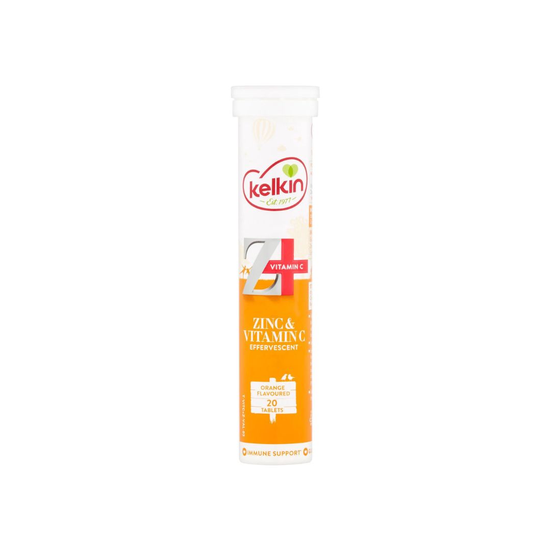 Kelkin Zinc and Vitamin C Effervescent packaging