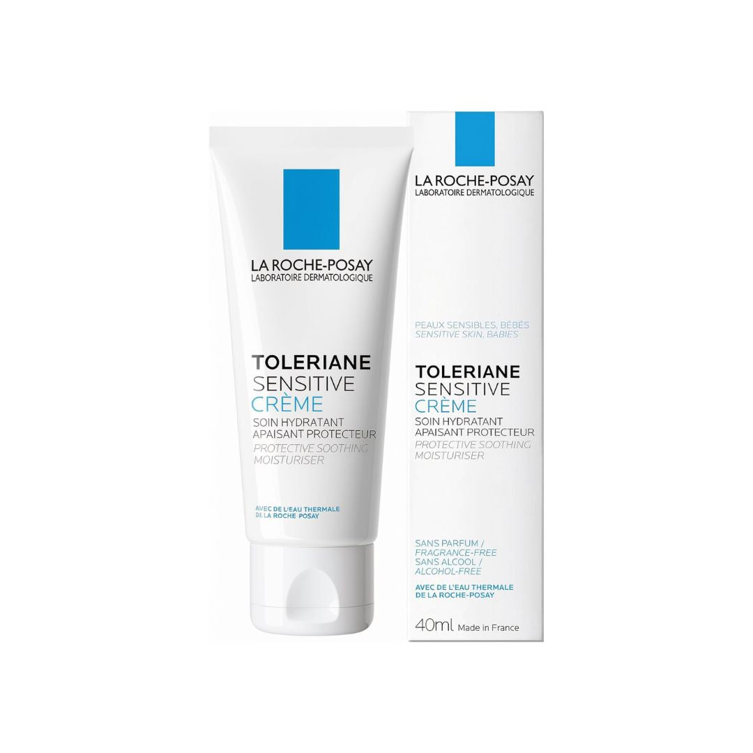 La Roche-Posay Toleriane Sensitive Crème 40ml container and box on a white background