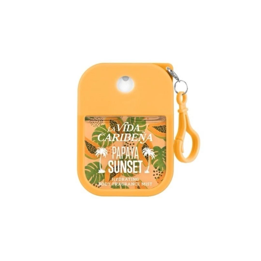 La Vida Caribeña Papaya Sunset Body Mist on a white background