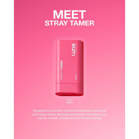 Luna The Style Edit Gift Set - stray tamer informative graphic on a pink background