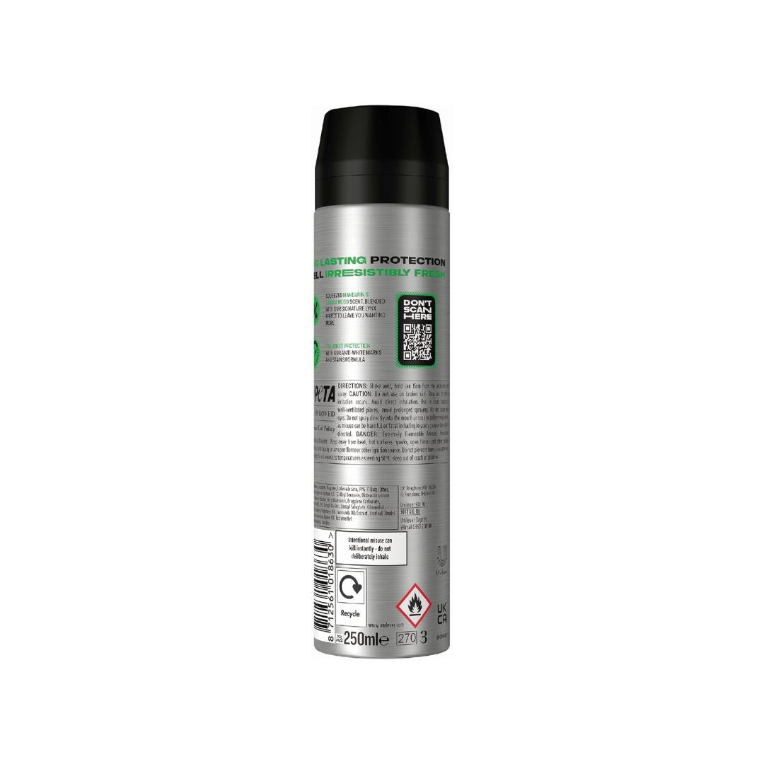 Lynx Africa Limited Edition Anti-Perspirant XL (rear angle) on a white background