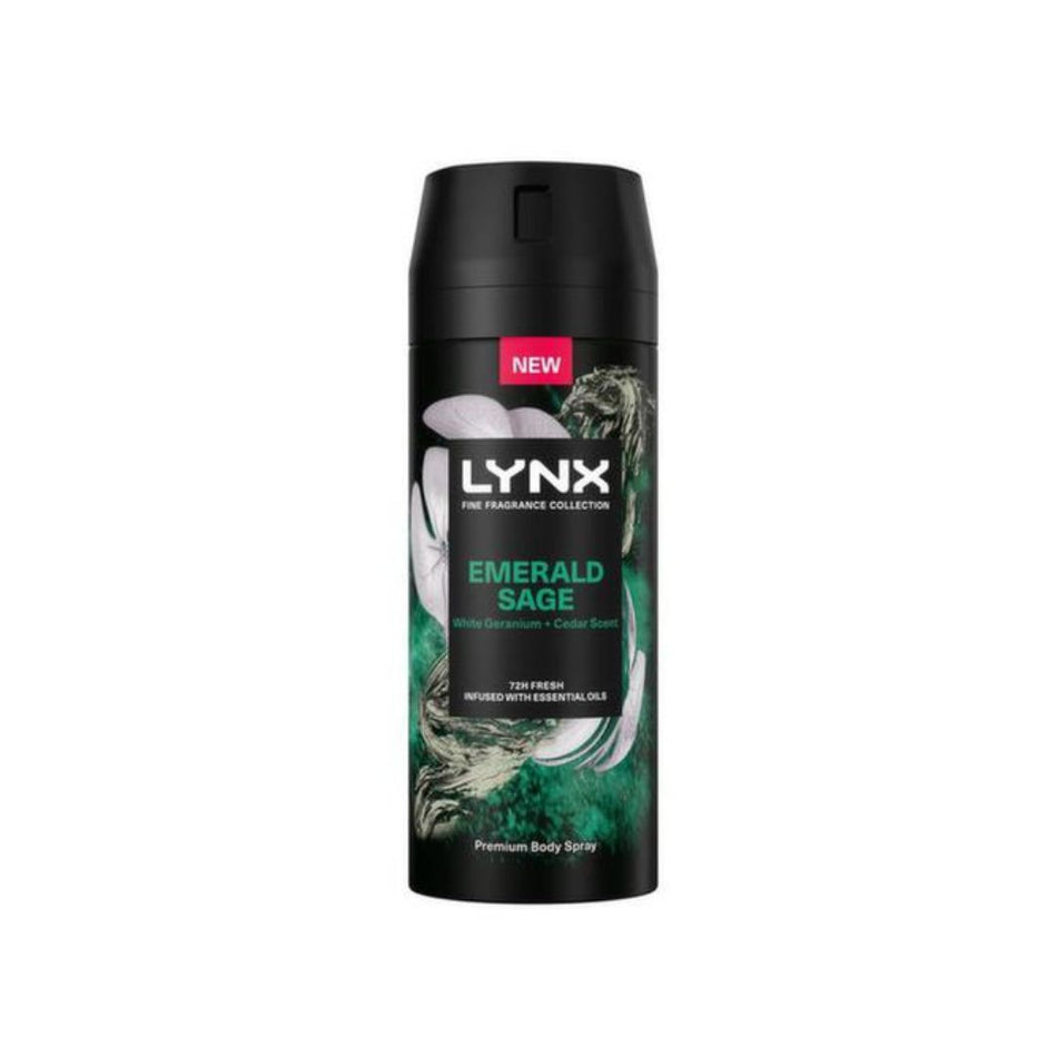 Lynx Fine Fragrance Emerald Sage Body Spray 200ml