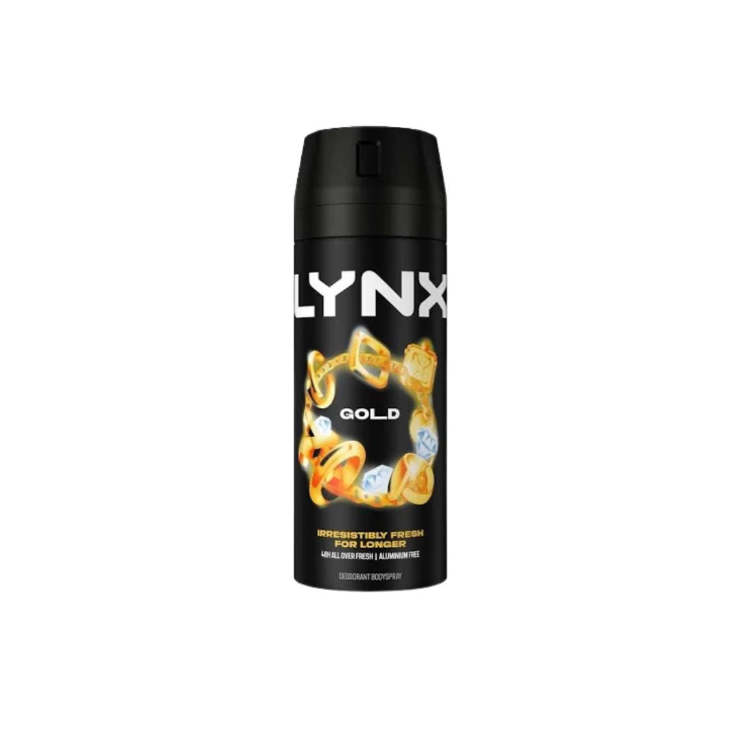 Lynx Gold Body Spray on a white background