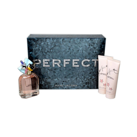 Marc Jacobs Perfect Eau de Parfum 100ml Gift Set on a white background