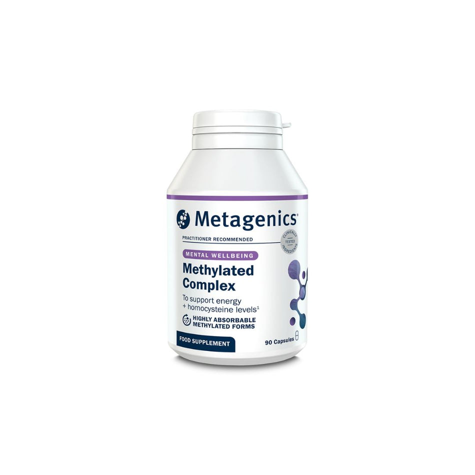 Metagenics Methylated Complex Container on a white background