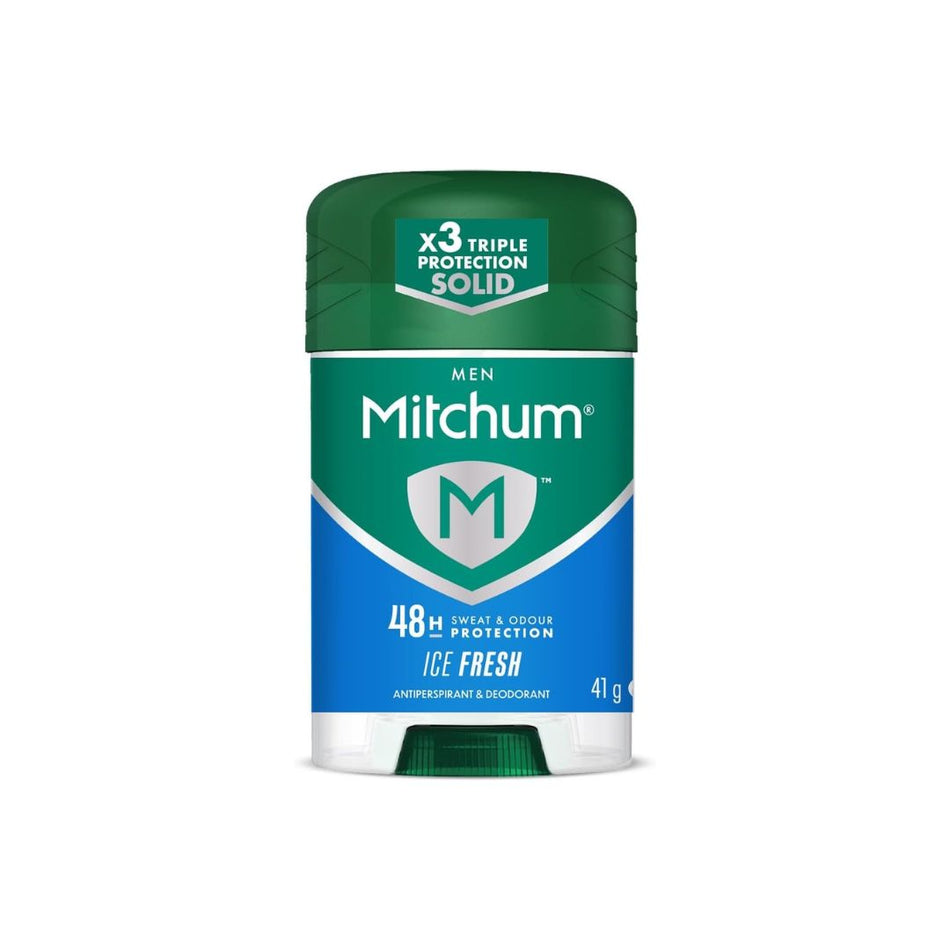 Mitchum Men Ice Fresh Antiperspirant Stick 41g on a white background